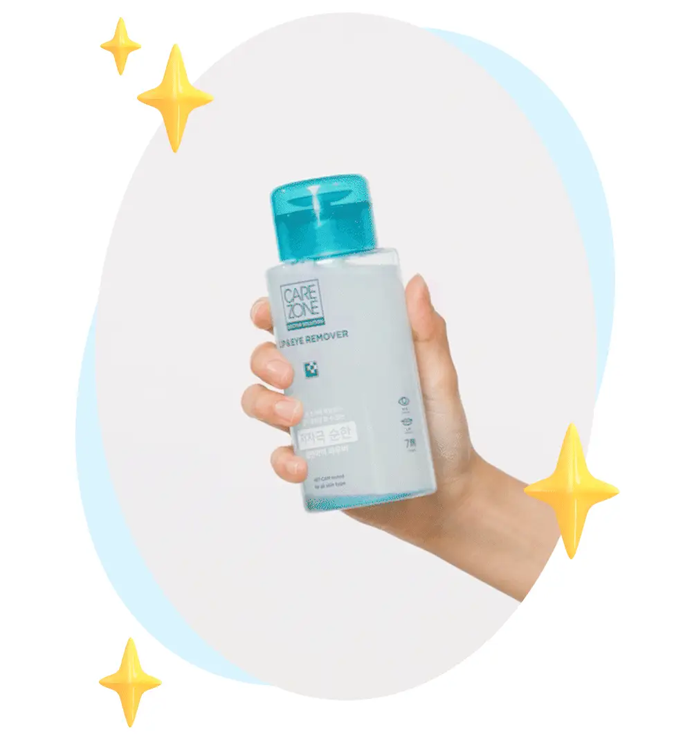 [증량] 케어존 저자극 립앤아이리무버 300ml 상세페이지 8
